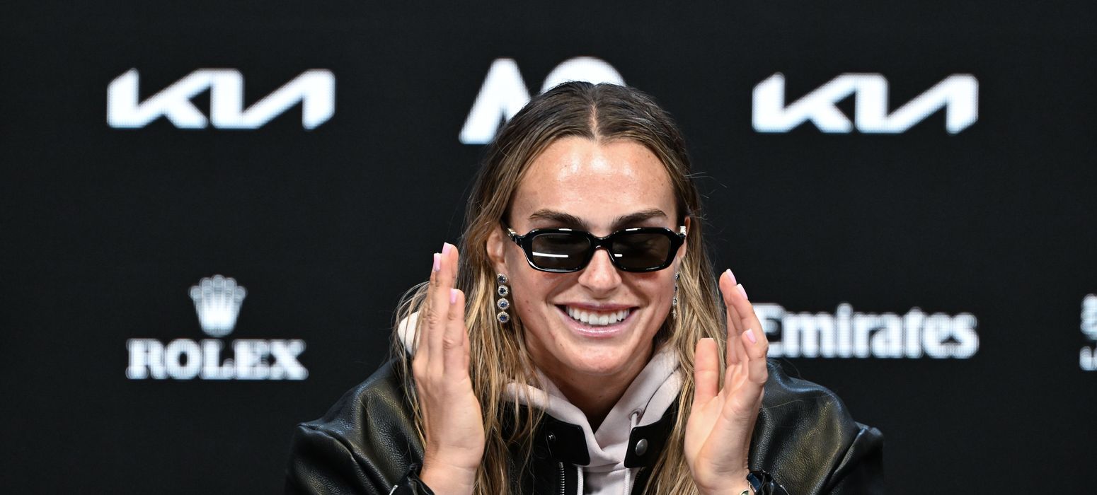 Aryna Sabalenka, 2026 Australian Open R3 press conference (Getty)