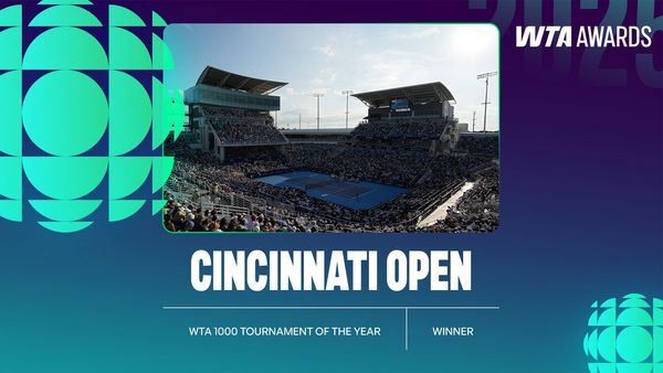 wta 1000 tournament of the year cincinnati